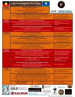 Gold Coast NAIDOC Week 2014 - Jellurgal Aboriginal Cultural Centre