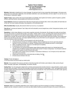 Sellanes_Algebra II Honors Syllabus