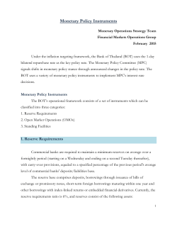 Monetary Policy Instruments (Feb2015)