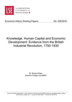 Science and the Industrial Revolution