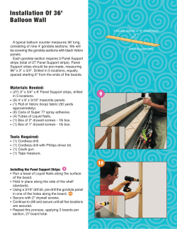 Installation Of 36` Balloon Wall