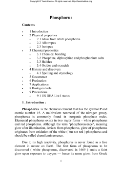 Phosphorus