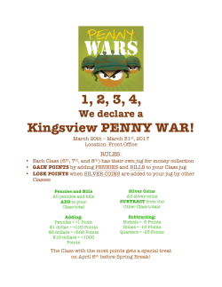 Penny Wars Flyer