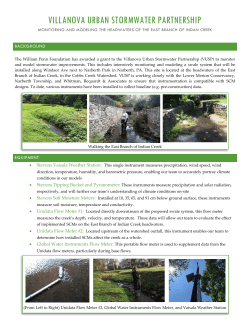 Narberth Borough projects, Cobbs Watershed
