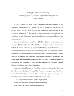 Making Public Education Mandatory