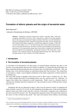 Formation of telluric planets and the origin of terrestrial water
