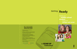 Guide for Parents of Middle School Students