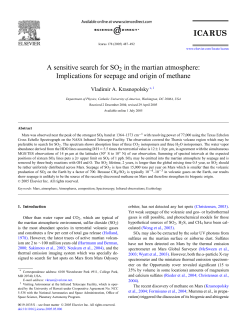 A sensitive search for SO2 in the martian atmosphere: Implications