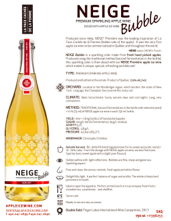 PREMIUM SPARKLING APPLE WINE