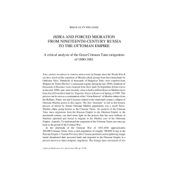 hijra and forced migration from nineteenth