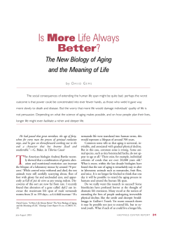 More Life Always Better