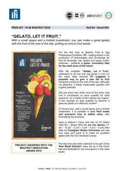 gelato, let it fruit.
