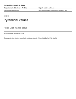 Pyramidal values - E-Prints Complutense