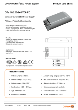 OTe 10/220-240/700 PC
