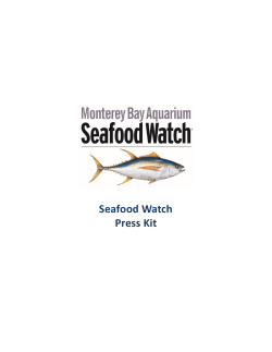 Seafood Watch Press Kit