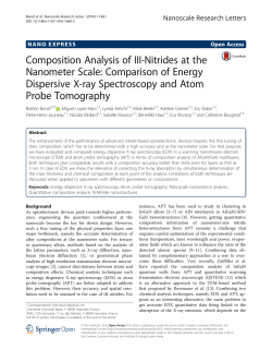 Composition Analysis of III-Nitrides at the Nanometer Scale