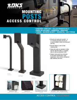 MOUNTING POSTS