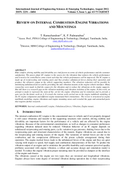review on internal combustion engine vibrations and mountings