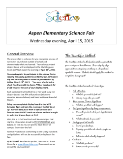 Science Fair guide