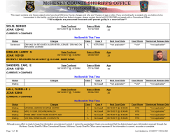 jca - McHenry County Sheriff