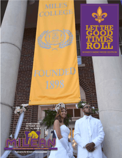 GOOD TIMES - Miles College