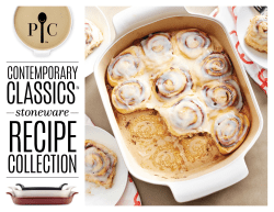 Contemporary Classics Stoneware Recipe