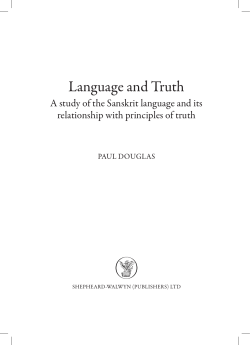 Language and Truth - Shepheard