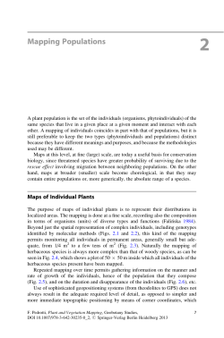 Mapping Populations