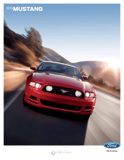 2015 Ford Mustang Brochure