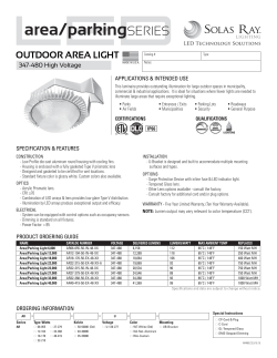 area/parkingSERIES - Solas Ray Lighting