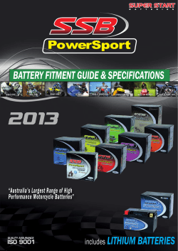 SSB Motorcycle Fitment Guide