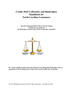 Credit, Debt Collection, and Bankruptcy Handbook for North