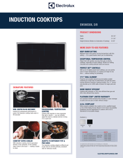 induction cooktops