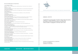 Liquid Chromatography-Tandem Mass Spectrometry in