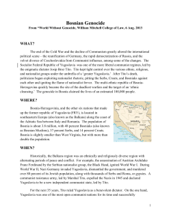 Bosnian Genocide
