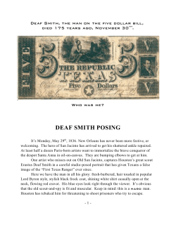 deaf smith posing - The Sons of the Republic of Texas