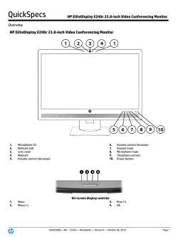 HP EliteDisplay E240c 23.8-inch Video Conferencing Monitor