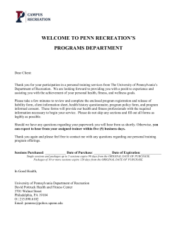 medical/health history questionnaire