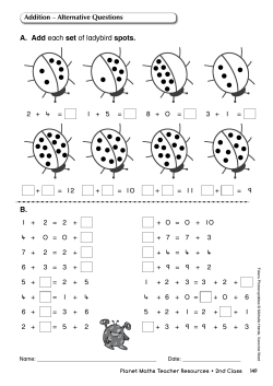 B.  A. Add each set of ladybird spots.