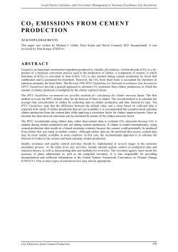 co2 emissions from cement production - ipcc
