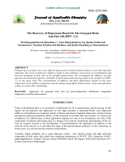 Full Paper - Journal of Applicable Chemistry