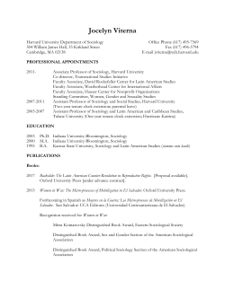 Curriculum Vitae - Scholars at Harvard