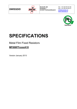 Metal Film Fixed Resistors