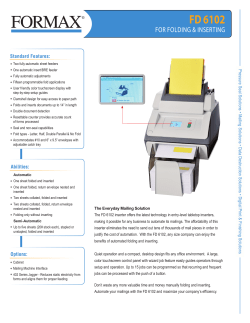 FD 6102 - Formax