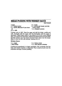 2 c. sugar 2 c. sourdough bread, cut Into 1