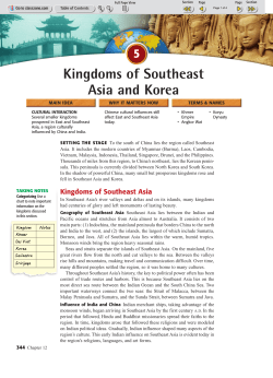 Kingdoms of Southeast Asia and Korea 5