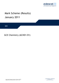 Mark scheme