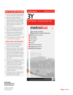 Lee Highway - Farragut Square Line