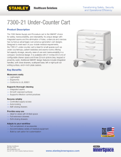7300-21 Under-Counter Cart