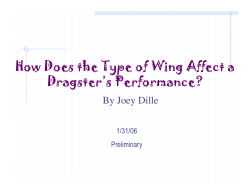 2005-2006 How Does the Type of Wing Affect a Dragster`s